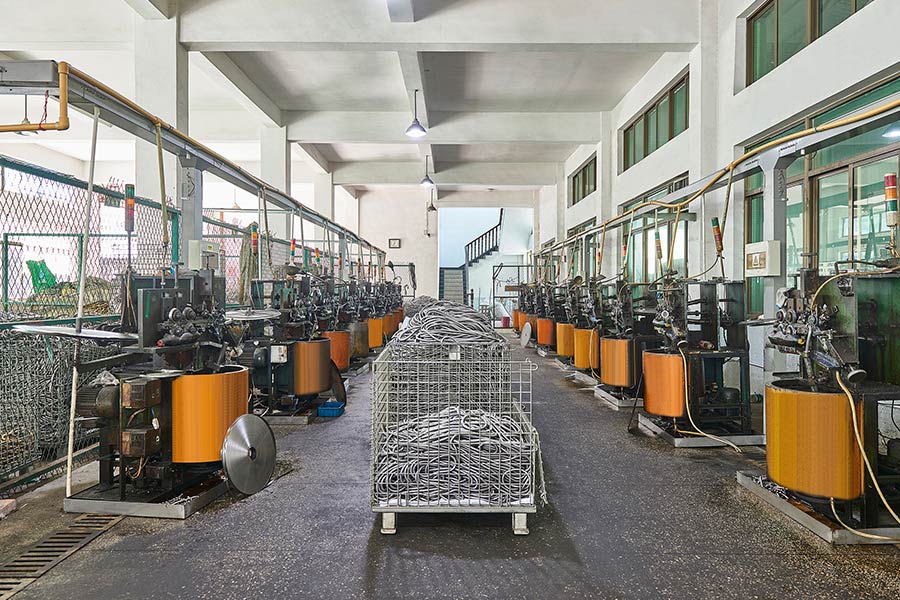 Hose rolling machine workshop
